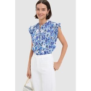 RO'S GARDEN Exclusive Blue Nerano Dawson Shirt Size S NWT Retail $110 Tuckernuck